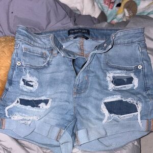 Aeropostale Distressed Denim Shorts